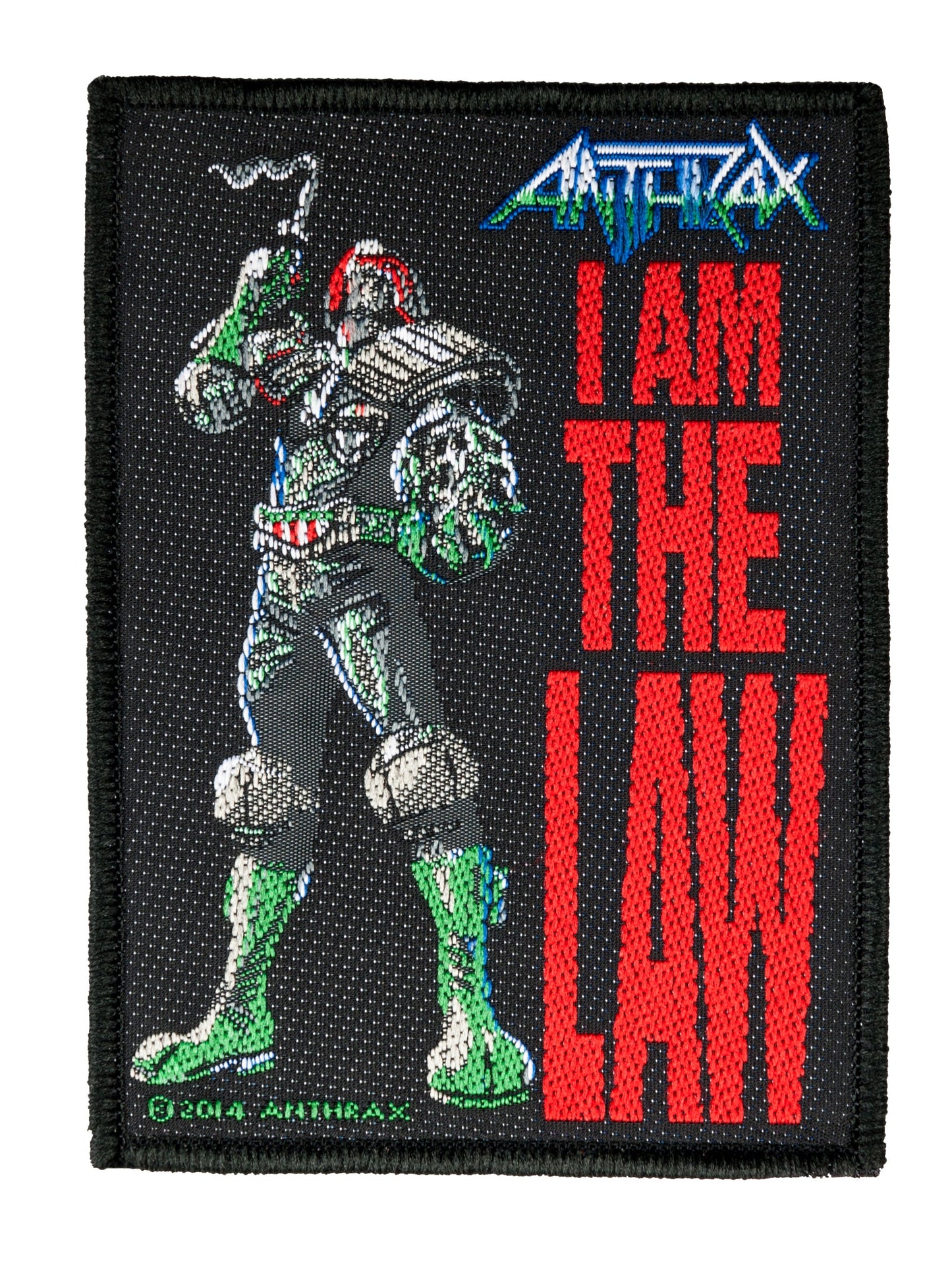 Anthrax Patch – I Am The Law Halle15 Clothes