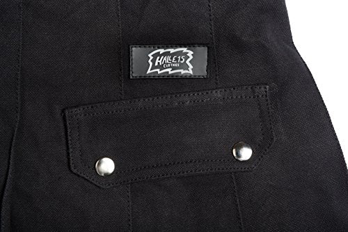 Canvas Kilt schwarz
