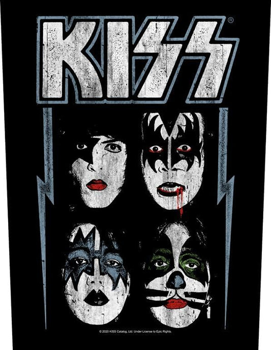 KISS -  BACKPATCH - DYNASTY FOUR FACES - BP1196