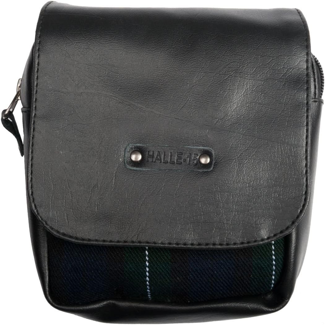 Halle 15 Clothes Kilt Tasche Sporran Schottenrock Tasche in 3 Farben - H15 Merch ! (Blau/Grün) Halle15 Clothes