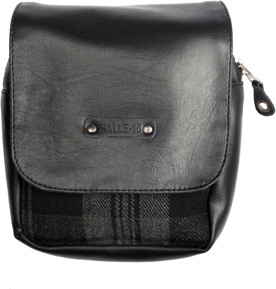Halle 15 Clothes Kilt Tasche Sporran Schottenrock Tasche in 3 Farben - H15 Merch ! (Grau/Schwarz) Halle15 Clothes