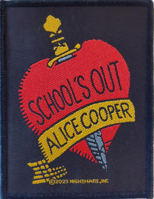 Alice Cooper Aufnäher "Schools Out", 8 x 10 cm SP3285