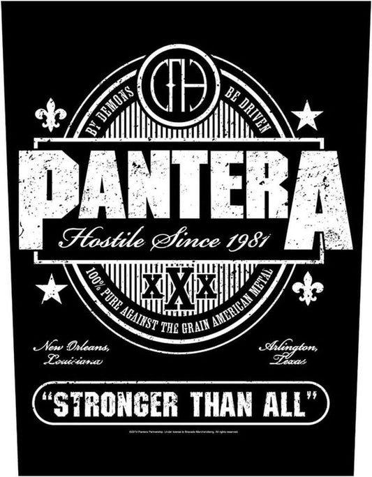 Pantera Rückenaufnäher - Stronger Than All - Backpatch - BP967