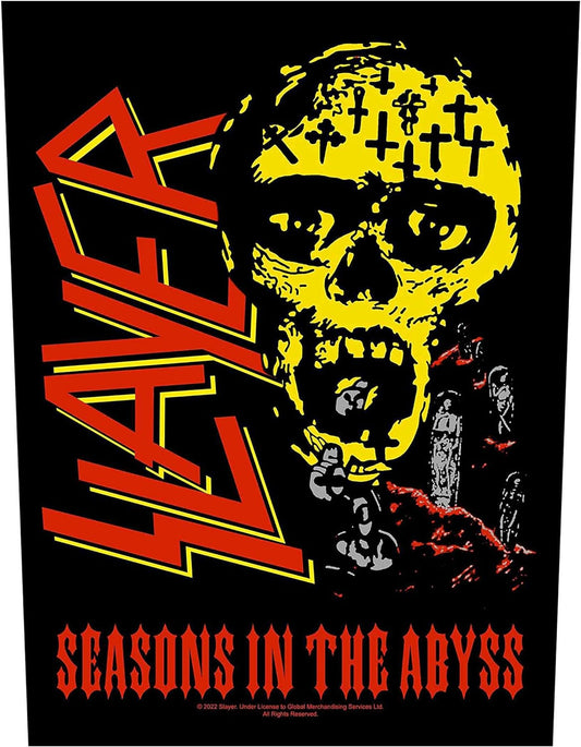 Slayer - Seasons In The Abyss- Logo - Backpatch - BP1236