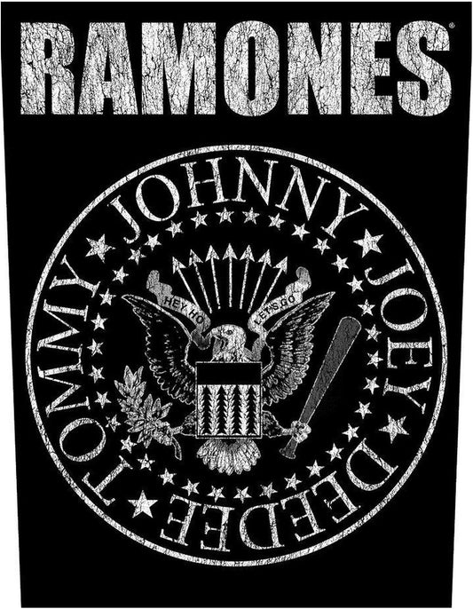 The Ramones - Classic Seal Logo -  Backpatch - BP1055