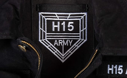 Halle 15 Clothes Canvas Army Jacke Schwarz  - H15 Army