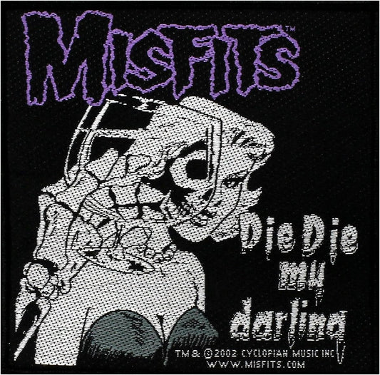 MISFITS - DIE DIE MY DARLING - Aufnäher - SP1642