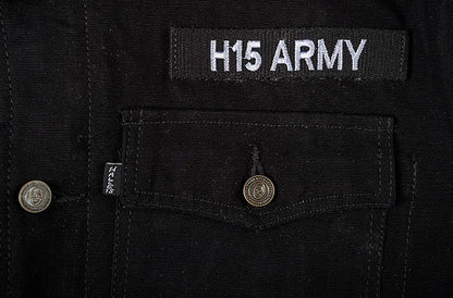 Halle 15 Clothes Canvas Army Jacke Schwarz  - H15 Army