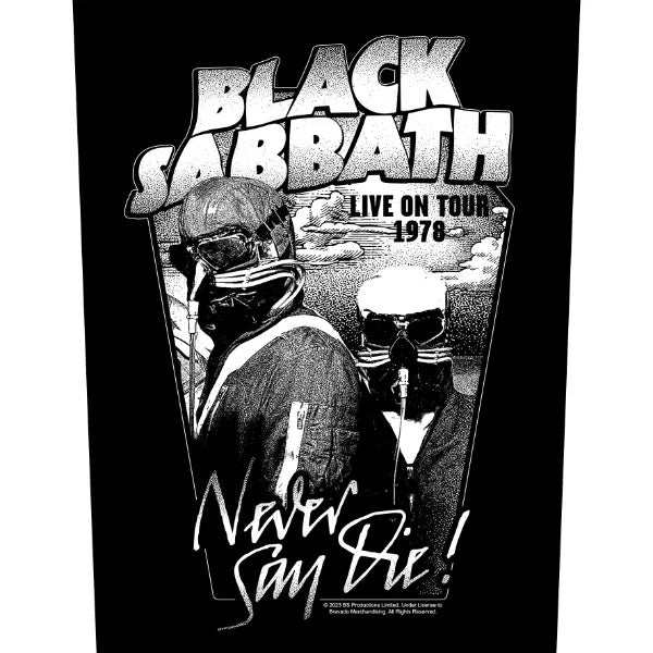 BLACK SABBATH - NEVER SAY DIE Halle15 Clothes