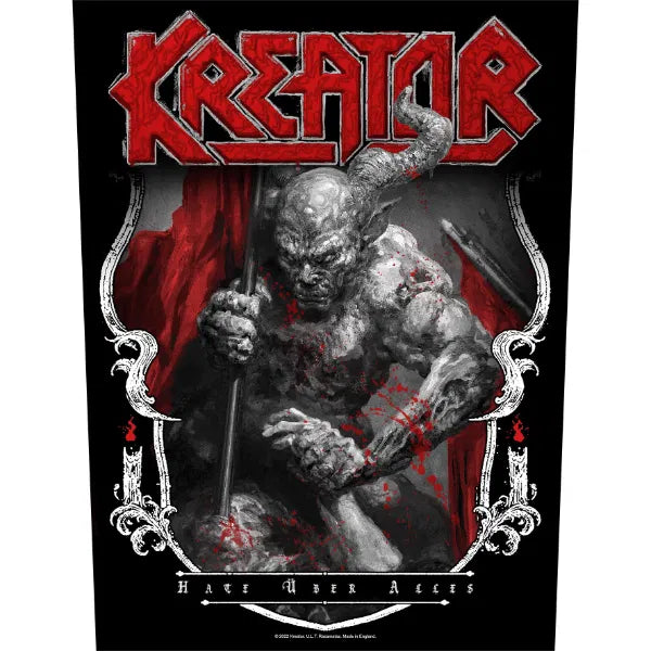 KREATOR - HATE UBER ALLES - Backpatch - BP1232