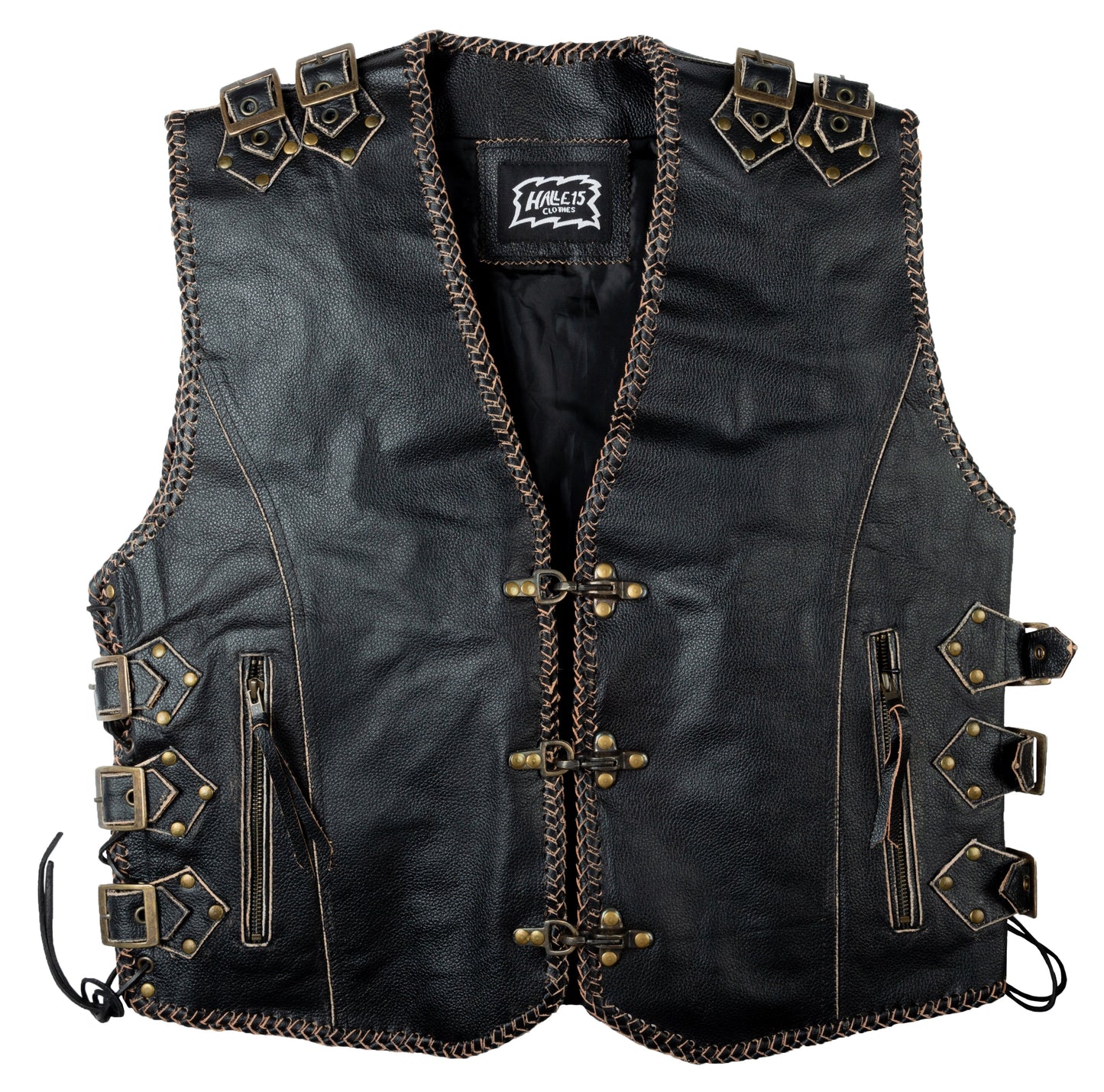 Lederkutte Braun Halle15 Clothes