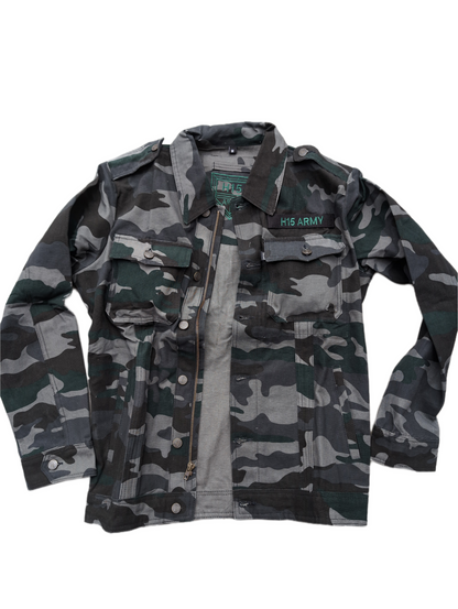 Halle 15 Clothes Canvas Army Jacke Camouflage - H15 Army