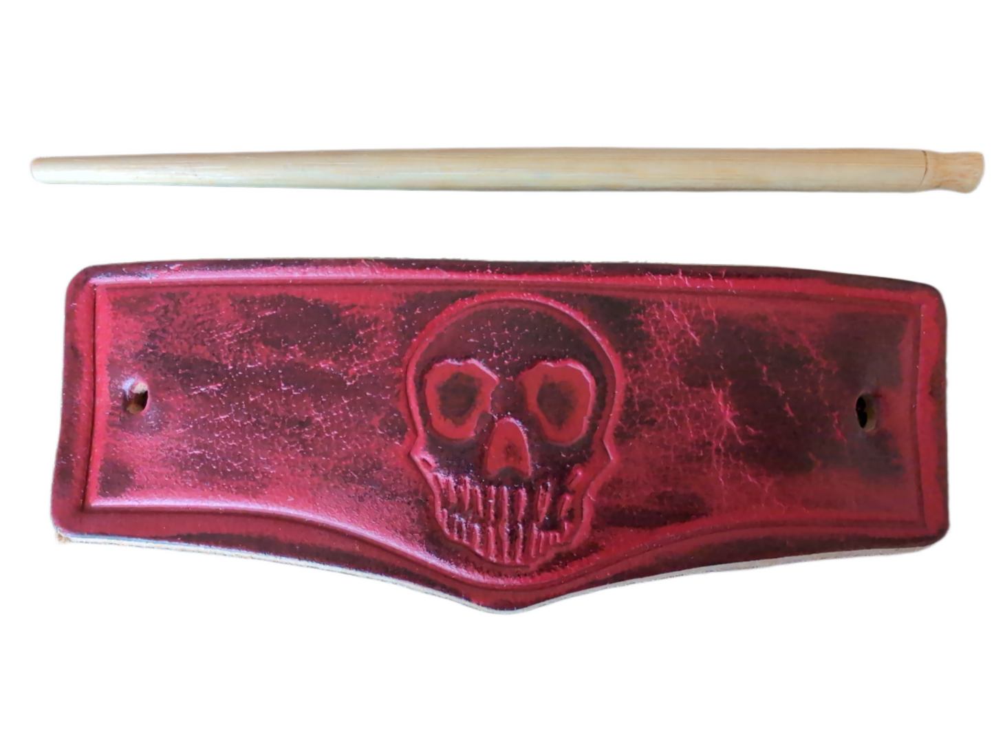 Haarnadel Totenkopf rot Halle15 Clothes