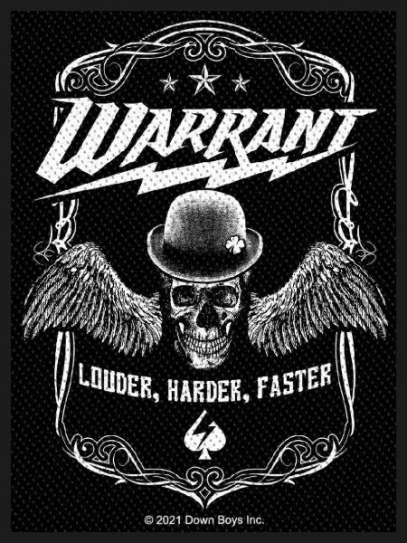 WARRANT - LOUDER HARDER FASTER Halle15 Clothes