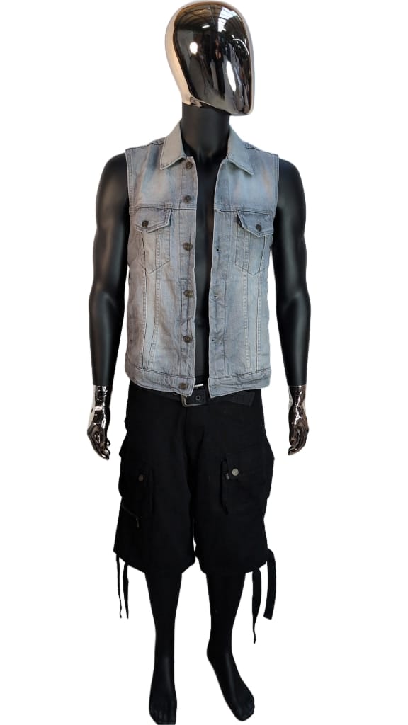 Slim Fit Kutte Hellgrau