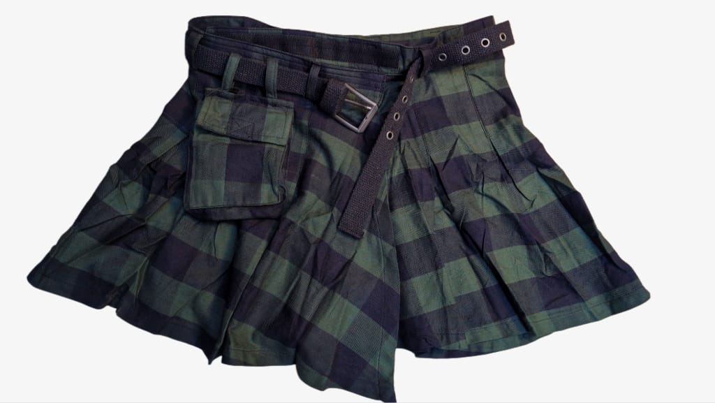 Ladies Kilt Grün Halle15 Clothes