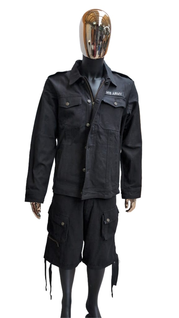 Army Jacke schwarz Halle15 Clothes