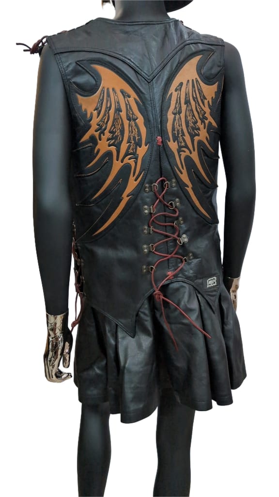 Demon Wings Lederweste Halle15 Clothes