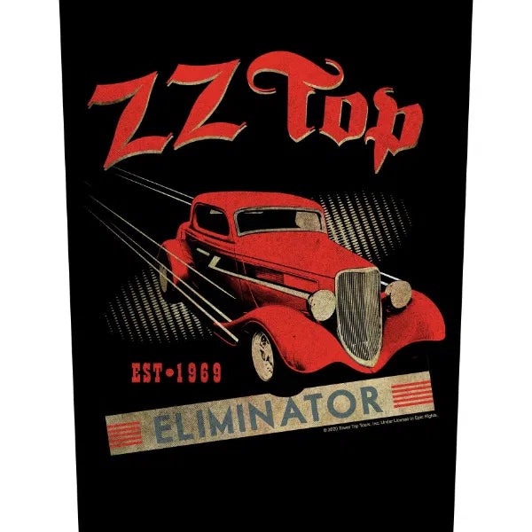 ZZ TOP - ELIMINATOR - Backpatch - BP1163