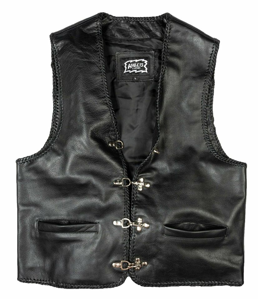 Lederweste mit 4 Schnallen Halle15 Clothes
