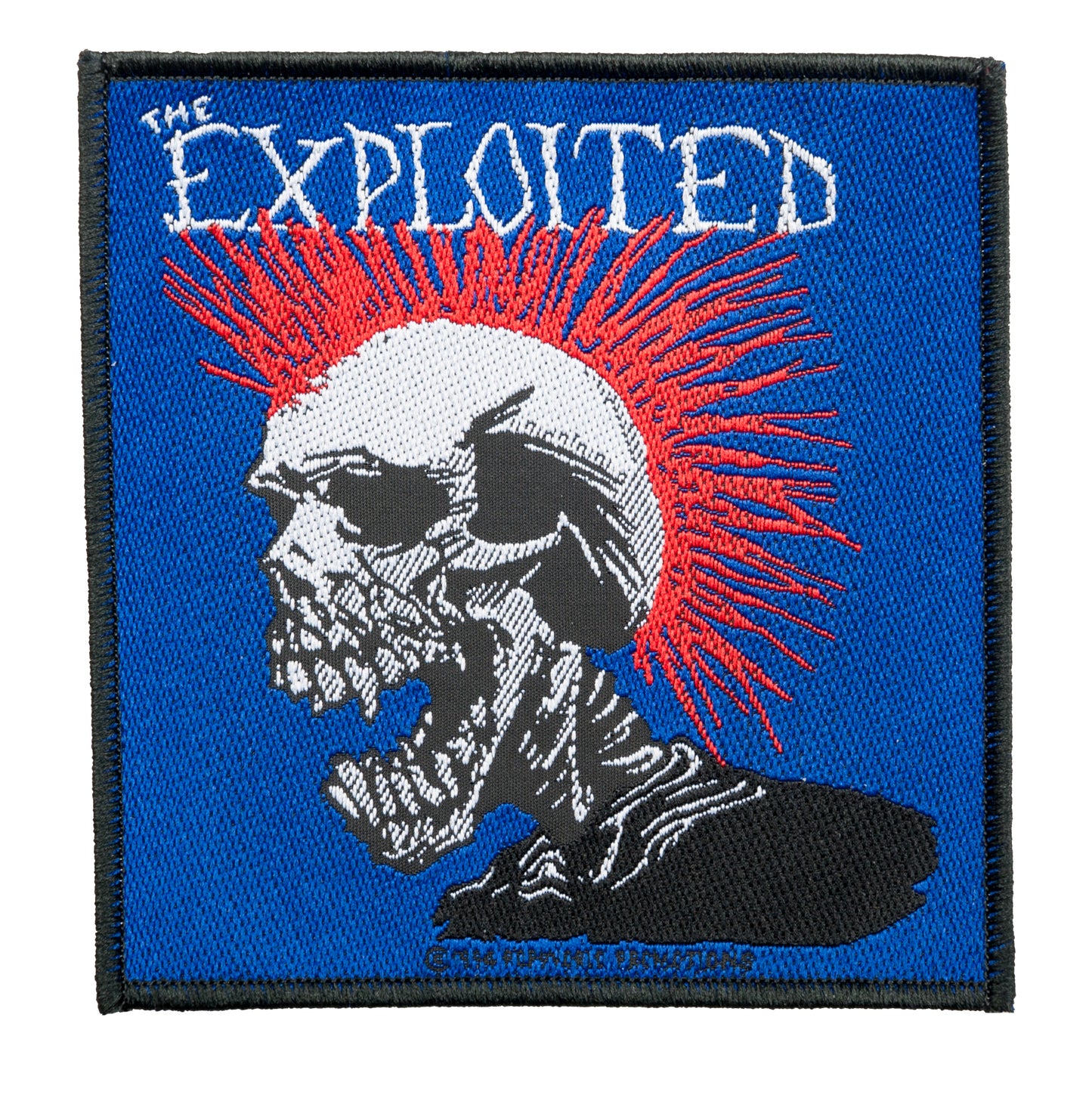 The Exploited - Mohican Skull - Aufnäher - SP1183