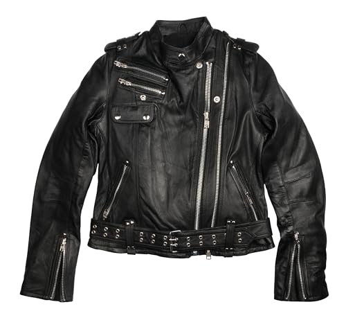 Halle 15 Clothes Damen Lederjacke Rockers Echtleder von H15 Merch !!