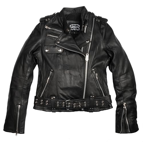 Halle 15 Clothes Damen Lederjacke Rockers Echtleder von H15 Merch !!