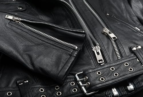 Halle 15 Clothes Damen Lederjacke Rockers Echtleder von H15 Merch !!