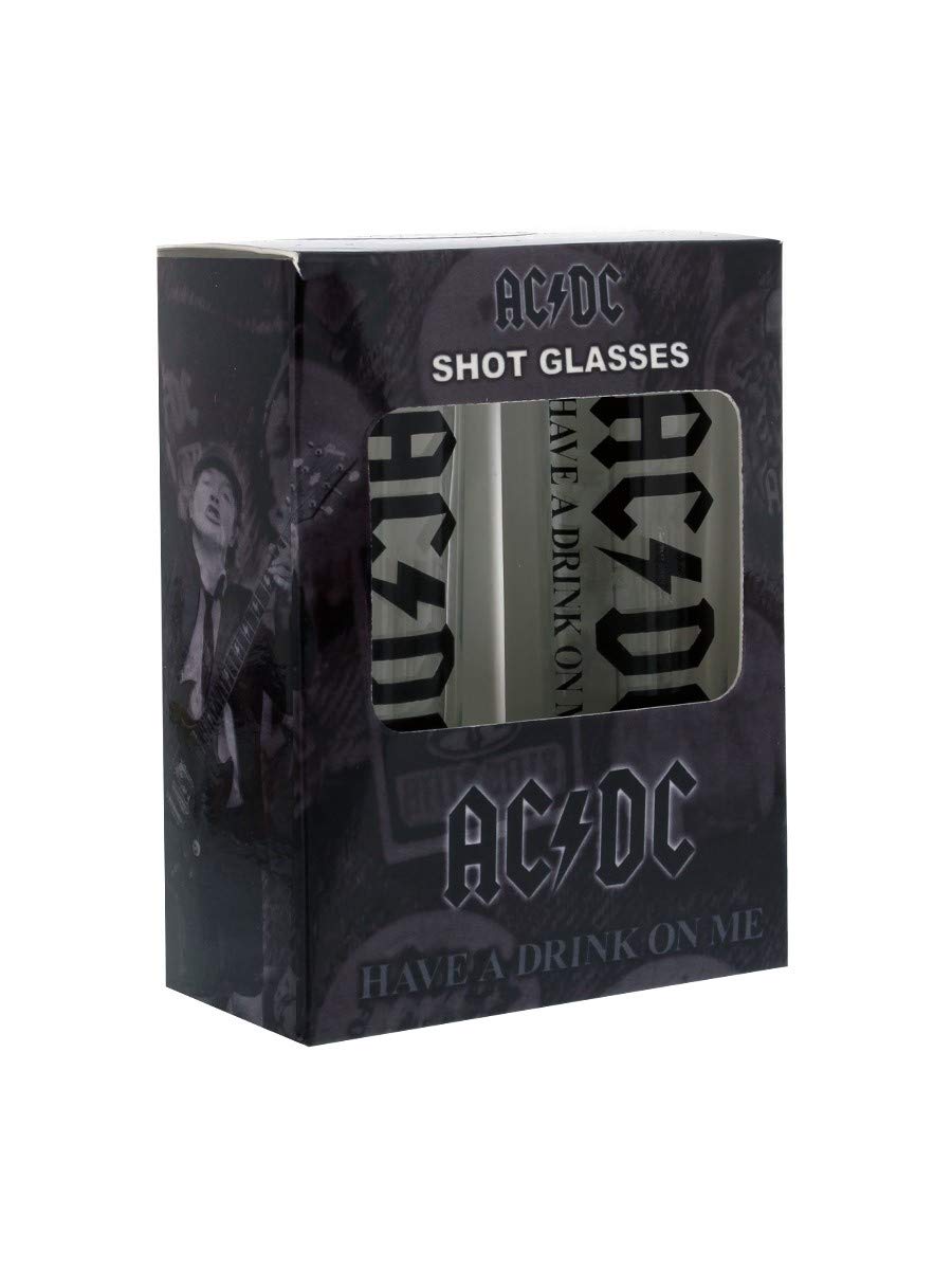 AC/DC Have A Drink On Me Schnapsglas-Set klar Glas, Band-Merch