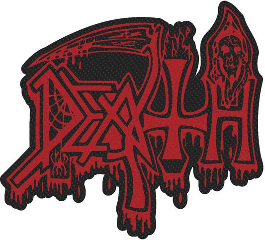 Death - Logo Cut-Out - Aufnäher ca. 8,5x 9,7cm - SP3227