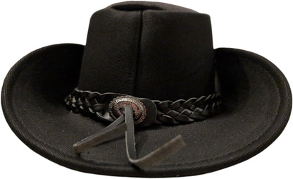 H15 Cowboyhut mit H15 Skull - Lemmy Style - Stoffhut