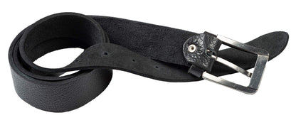Halle 15 Clothes men's leather belt made from thick high-quality cowhide - H15 Merch ! (XL)