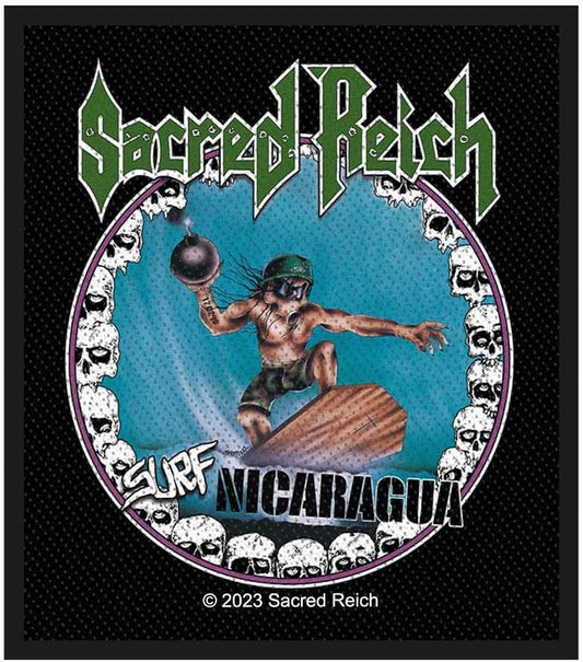 Sacred Reich - Woven Patch Surf Nicaragua - Aufnäher - SP3280