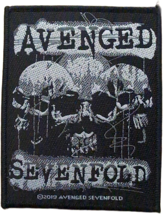 Avenged Sevenfold - 3 Skulls - Aufnäher - SP3073