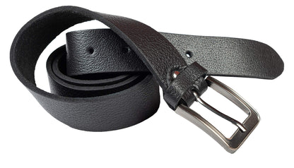 Halle 15 Clothes men's leather belt made from thick high-quality cowhide - H15 Merch ! (XL)