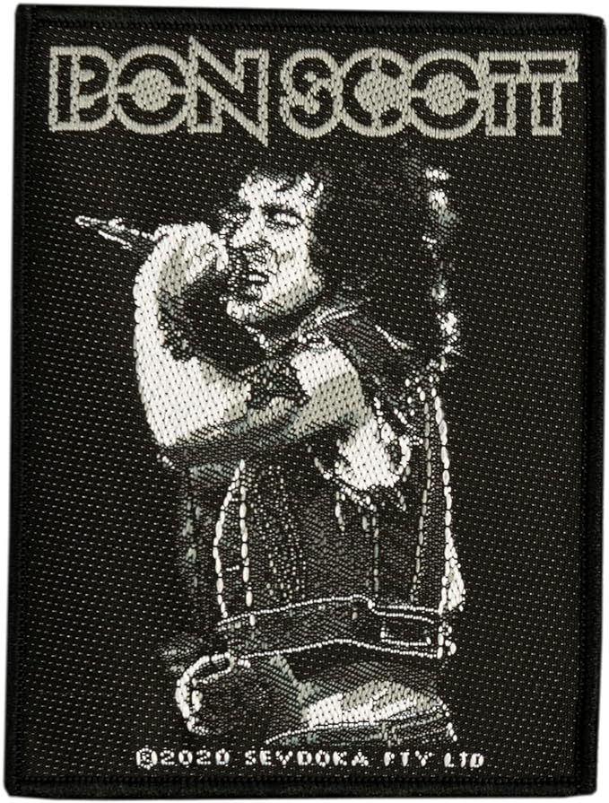 Bon Scott AC/DC Aufnäher Bon Scott Patch SP3141