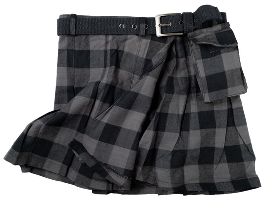 Ladies Kilt Grau