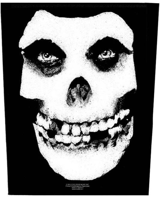 The Misfits - White Skull - Backpatch - BP634