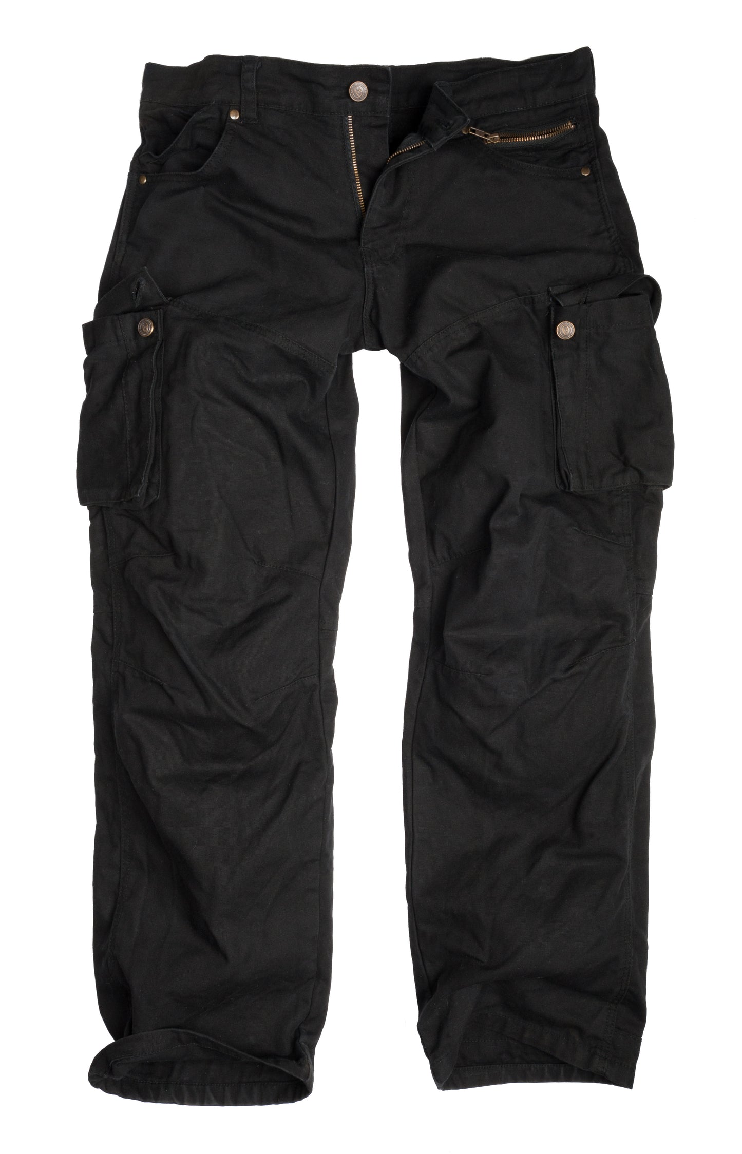 H 15 Merch Cargohose Vintage Cargo Trouser Denim & Canvas  schwarz