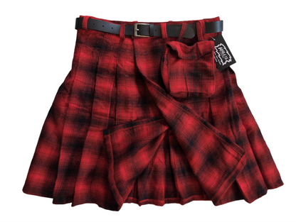 Winterkilt Rot/Schwarz