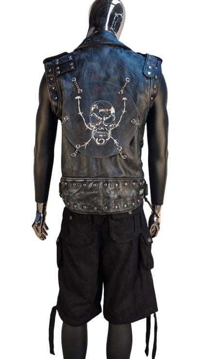 Steampunk Lederweste - NEU-