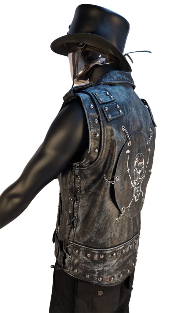 Steampunk Lederweste - NEU-