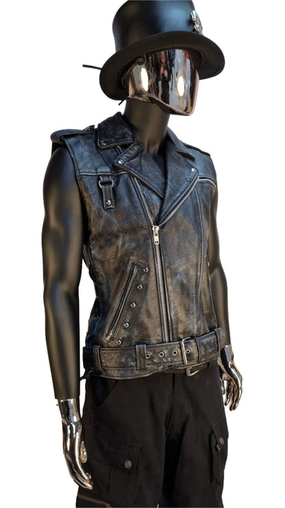 Steampunk Lederweste - NEU-