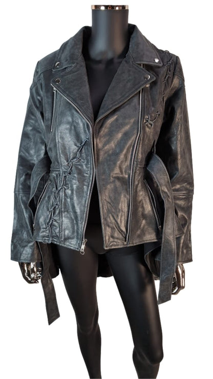 Ledermantel Wasteland Stacheldraht