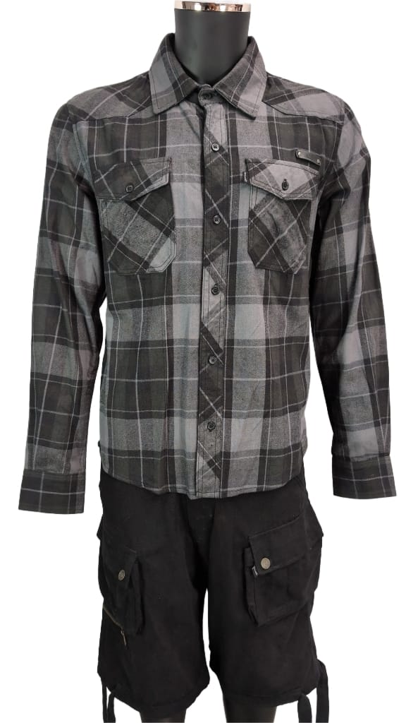 Holzfällerhemd Grau