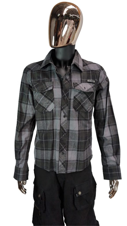 Holzfällerhemd Grau