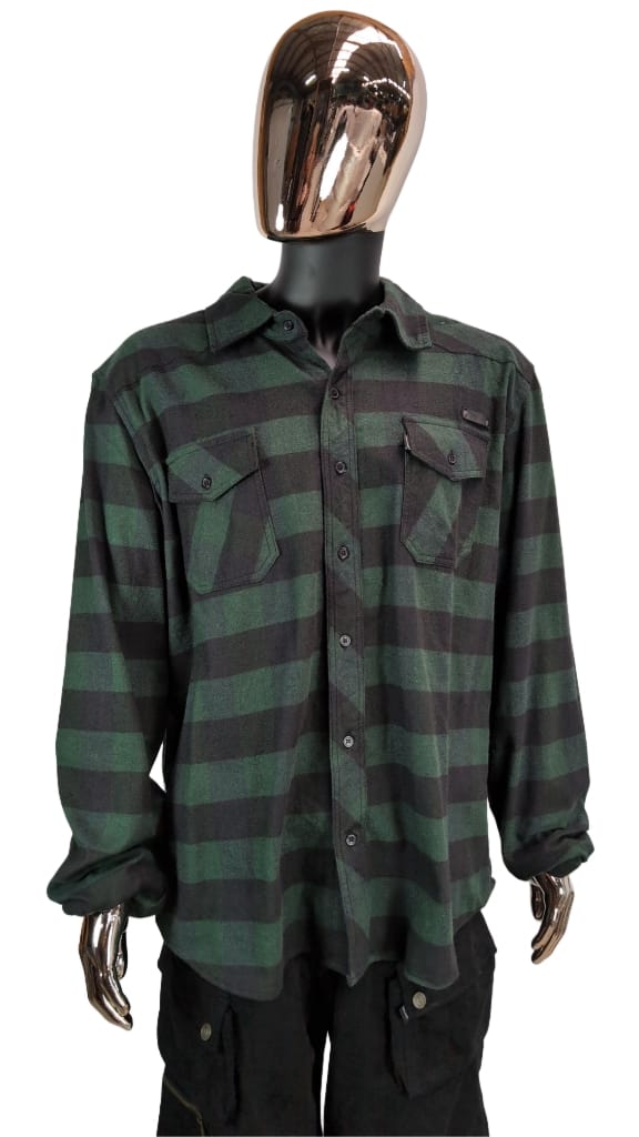 Holzfällerhemd Grün Sale