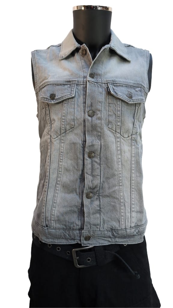 Slim Fit Kutte Hellgrau