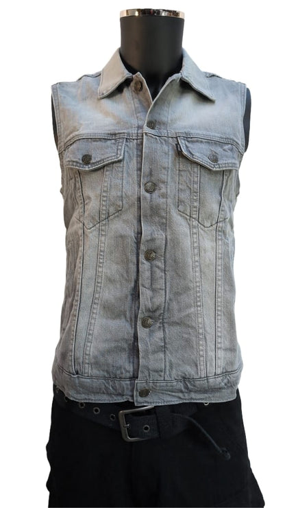 Slim Fit Kutte Hellgrau