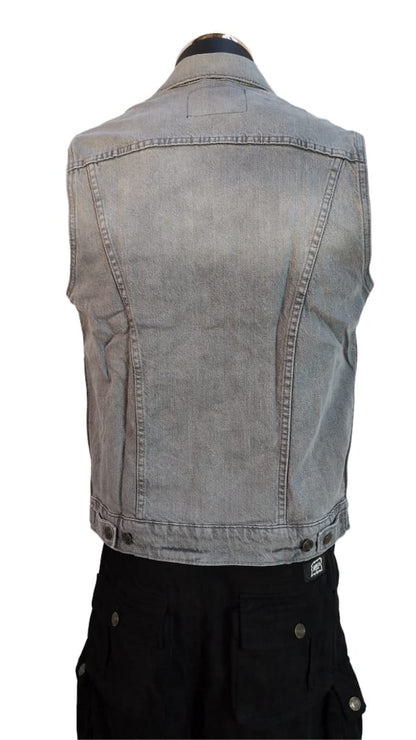 Slim Fit Kutte Hellgrau